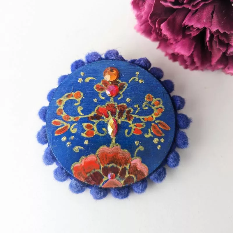 Broche fleurs Gypsie