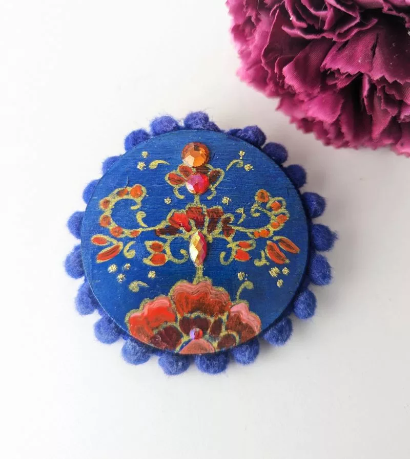 Broche fleurs Gypsie