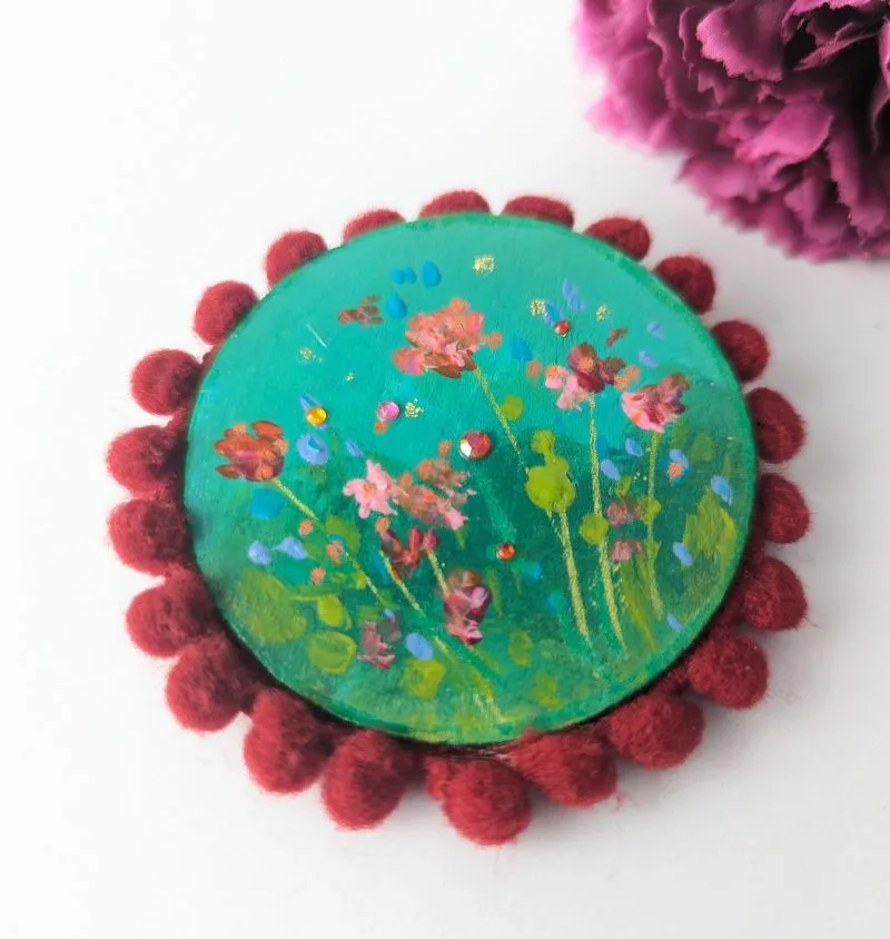 Broche fleurs Garden – Image 2